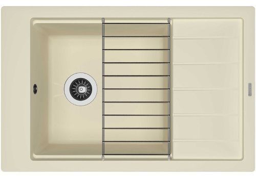 Кухонная мойка Florentina Липси 780_P 20.275.D0780.202 80х50 цвет бежевый поверхность матовая