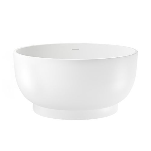 Ванна акриловая Wellsee Crêpe de France 236701000 130х130 отдельностоящая круглая с ножками