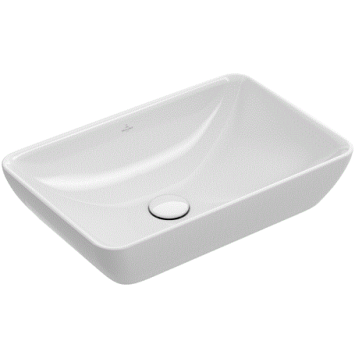 Раковина керамическая Villeroy Boch Venticello 41135501 60х40 накладная цвет белый без отверстий под смеситель