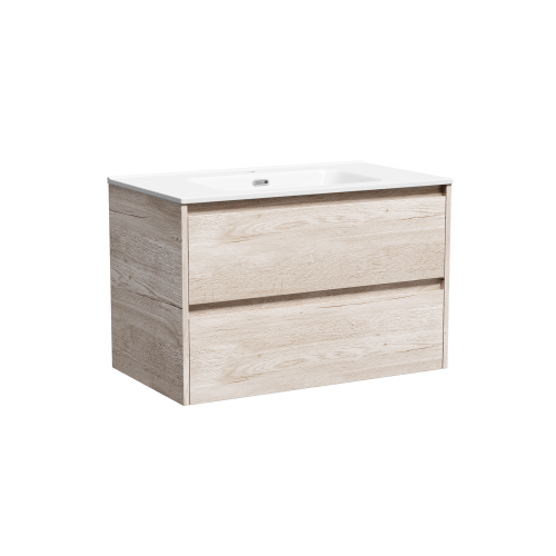 Тумба под раковину Sancos Libra LB80EG 80х50 подвесная цвет коричневый