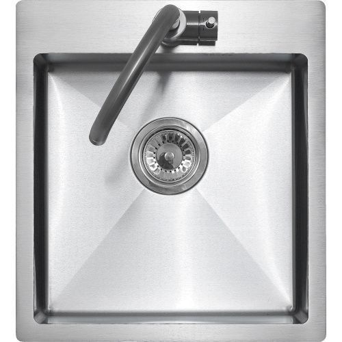 Кухонная мойка Melana ProfLine MLN-R44485H 45х50 цвет серый поверхность матовая