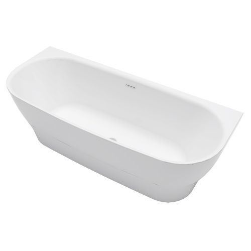 Ванна акриловая Azario OLEAN OLE18075 180х75 пристенная овальная с каркасом