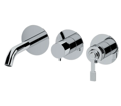 Смеситель для ванны Remer Atelier AL54D3P встраиваемый в стену хром