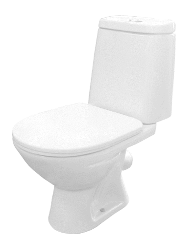 Унитаз-компакт напольный с бачком Rosa Сканди Вн УнБ135 белый с сиденьем микролифт каскадный смыв