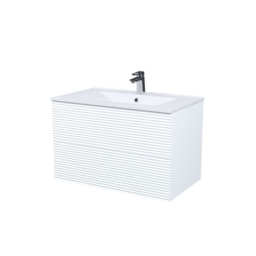 Тумба с раковиной Iddis Bild BIL80W0i95K 80х50 подвесная цвет белый