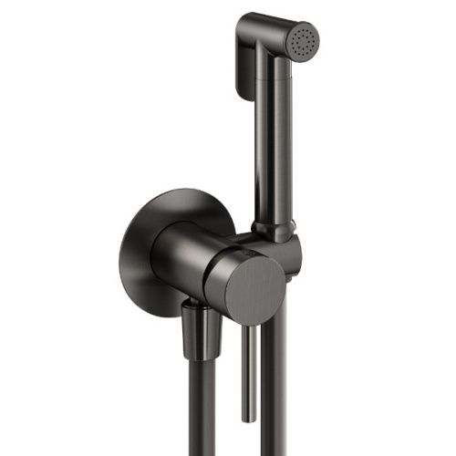 Гигиенический душ со смесителем Plumberia Selection IXO XO2000GM нержавеющая сталь