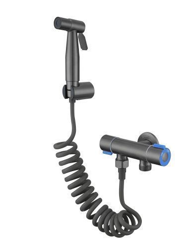 Гигиенический душ со смесителем Fmark FS-FXQ01Q серый