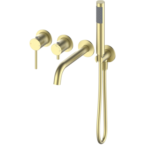 Смеситель для ванны Wonzon & Woghand Stick WW-889017-BG встраиваемый в стену золото