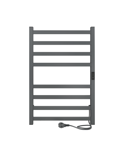Полотенцесушитель электрический Indigo Oktava Slim 3 LСLOKS3E80-50MGRt 55х80 серый