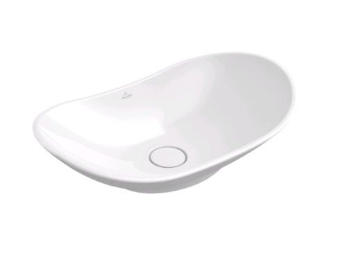 Раковина керамическая Villeroy Boch My Nature 411060R1 60х40 накладная цвет белый без отверстий под смеситель