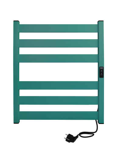 Полотенцесушитель электрический Indigo Oktava Slim 5 LСLOKS5E60-50CLRt 55х60 бирюзовый