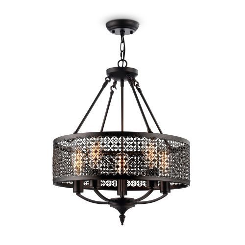 Люстра Freya Conte FR4166-PL-05C-BL 190/550/535 Подвесные люстры