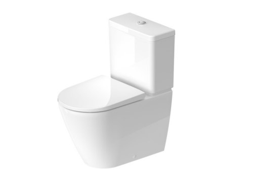 Чаша унитаза напольная Duravit D-Neo 2002090000 цвет белый без бачка без сиденья безободковая каскадный смыв