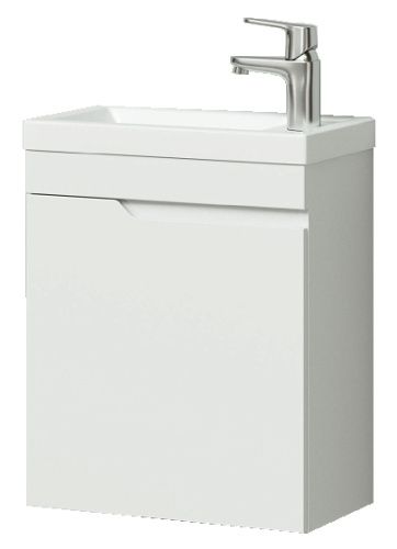 Тумба с раковиной Итана ALEXA CS00080608 50х30 подвесная цвет белый