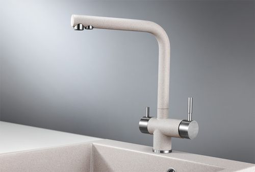 Смеситель для кухни Granula 2305, АНТИК на мойку бронза