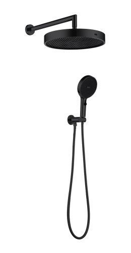 Душевой гарнитур Boheme Cell 427-SGM настенный черный