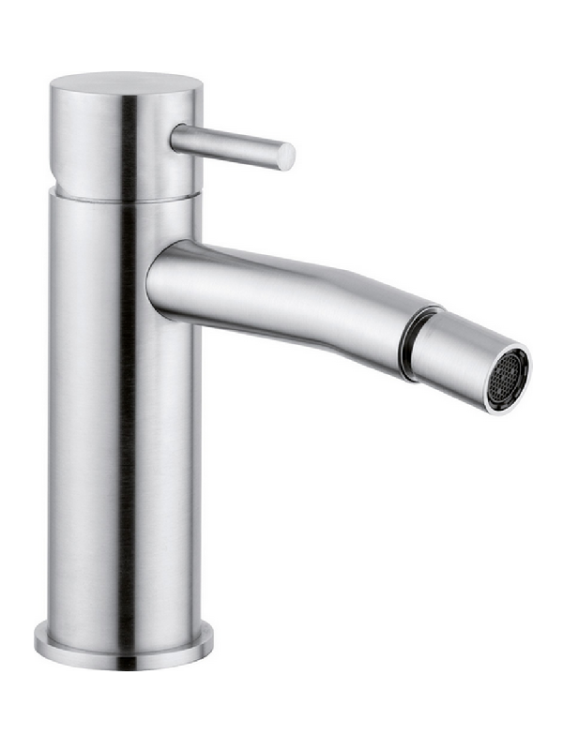 Смеситель Cisal Xion XI000564D1 на биде нержавеющая сталь