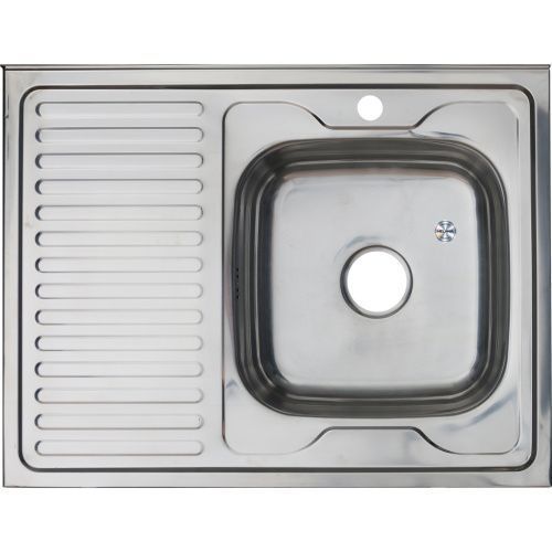 Кухонная мойка Melana 007 t R (*10) 80х60 цвет хром поверхность полированная