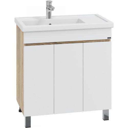 Тумба под раковину СанТа Марс 700411 80х40 напольная цвет бежевый