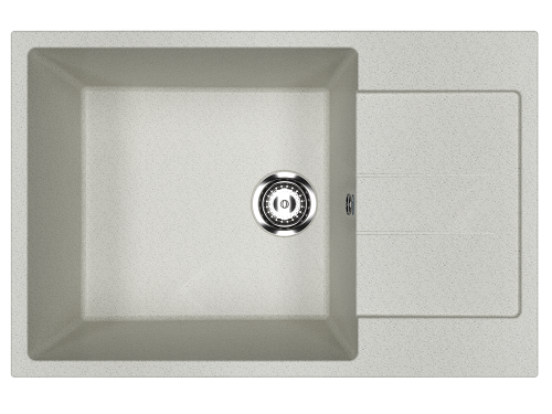 Кухонная мойка Ulgran Classic U-602-310 75х50 цвет серый