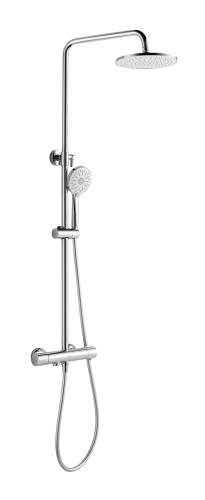 Душевая стойка Arrow AG3318CP настенная цвет хром с термостатом