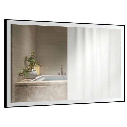 Зеркало с подсветкой и антизапотевателем Azario Fantasy AZ-Z-059WHCS 100х70 подвесное