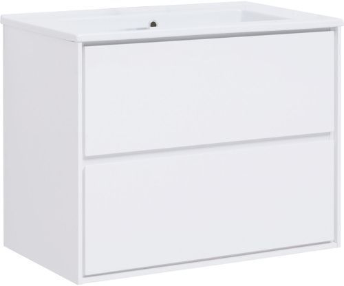 Тумба под раковину Aquanet Милан 00339967 80х50 подвесная цвет белый