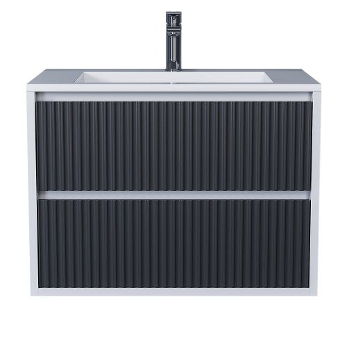 Тумба с раковиной Uperwood Next Premium 3930205163 70х50 цвет серый