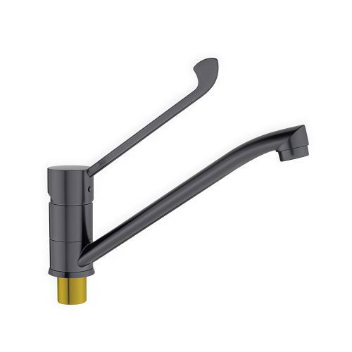 Смеситель для кухни BELZ B70019-3 на мойку оружейная сталь