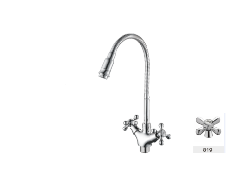 Смеситель для кухни D-Lin D153819-Q на мойку хром