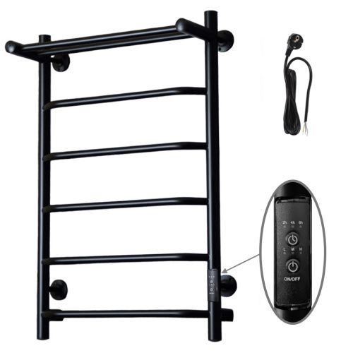 Полотенцесушитель электрический Тругор Пэк сп Пэксп6П/8040черныйВГП 45х80 черный