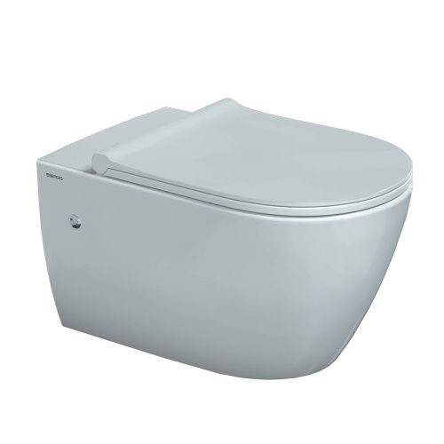 Унитаз подвесной Berges Mascon 82128 белый с сиденьем микролифт безободковый каскадный смыв