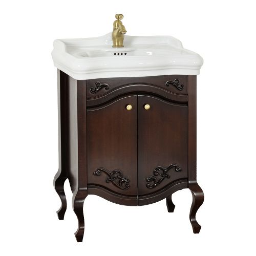 Тумба под раковину Migliore IMPERO 25967 60х50 напольная цвет коричневый