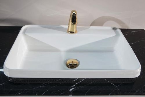 Раковина керамическая Armadi Art NeoArt 818 60х40 накладная цвет белый