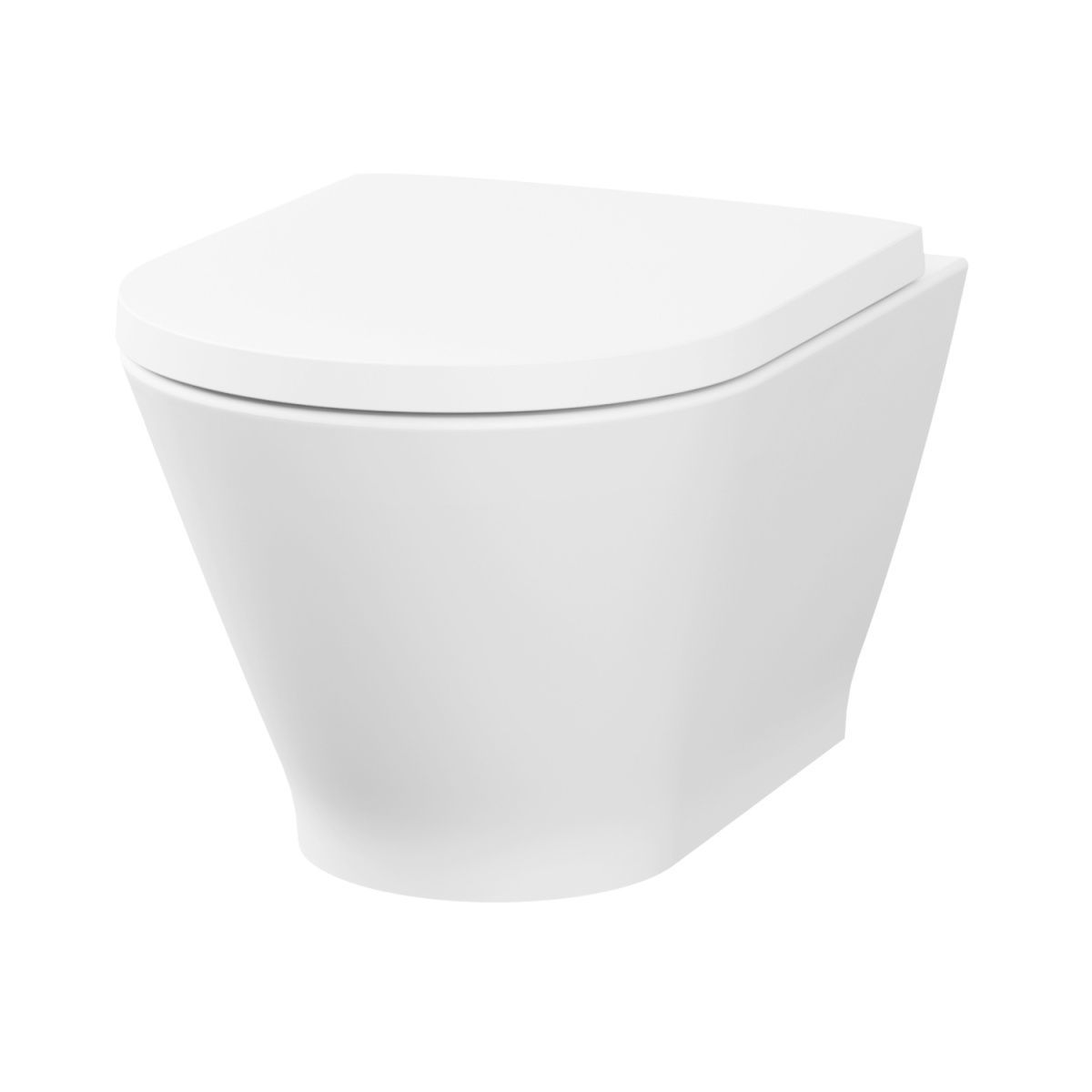 Унитаз подвесной Lavinia Boho Elegant 3308001R белый с сиденьем микролифт безободковый каскадный смыв