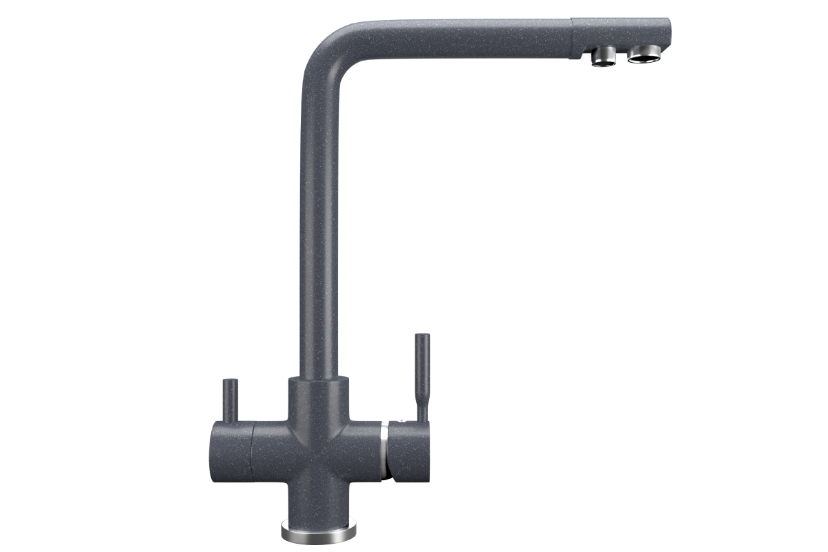 Смеситель для кухни Ulgran Classic U-016-343 на мойку черный