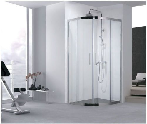 Душевой уголок Aquanet Delta NPE2142 100х100 стекло прозрачное профиль хром без поддона