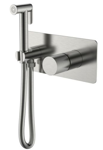 Гигиенический душ со смесителем Boheme Stick 127-NB.2 никель
