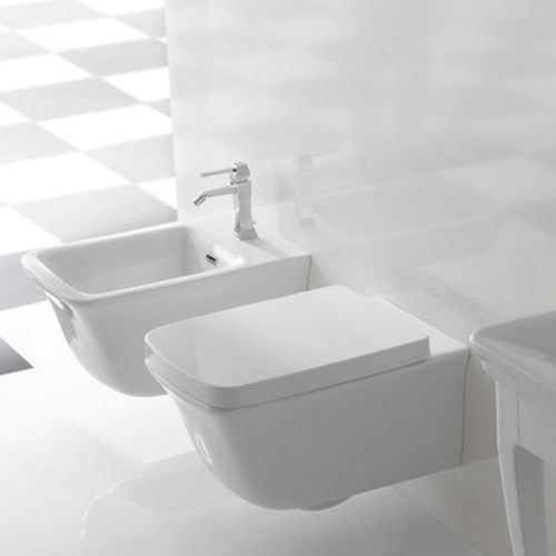 Чаша унитаза подвесная Globo Relais RES02.BI цвет белый без сиденья смыв торнадо