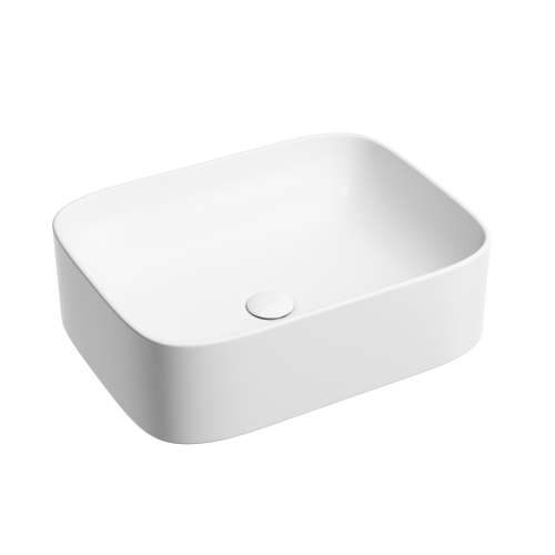 Раковина из сантехнического фарфора Ceramica Nova ELEMENT CN6052MW 50х40 накладная цвет белый