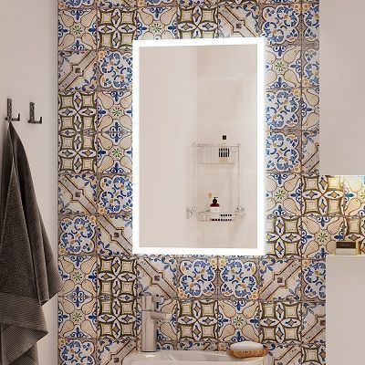 Зеркало с подсветкой Art&Max FAMILY AM-Fam-400-640-DS-F 40х60 подвесное