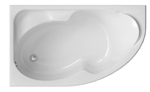 Ванна акриловая 1MarKa DIANA 01ди1610л 160х100 пристенная асимметричная без каркаса