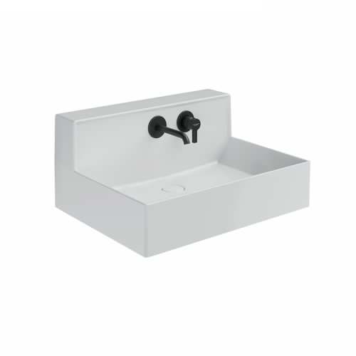 Раковина керамическая Kerama Marazzi TECNOLOGICA M LO.M.wb.65 70х50 подвесная цвет белый 2 отверстия под смеситель