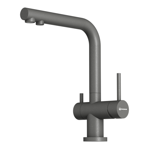 Смеситель для кухни Omoikiri Nagano-P 4974064 на мойку серый