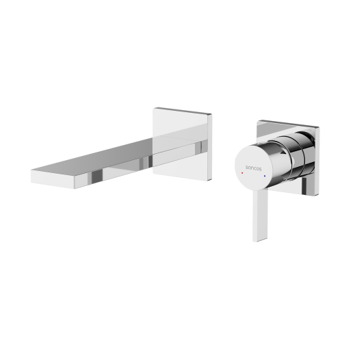 Смеситель для раковины Sancos Linn SC9021CH встраиваемый в стену хром