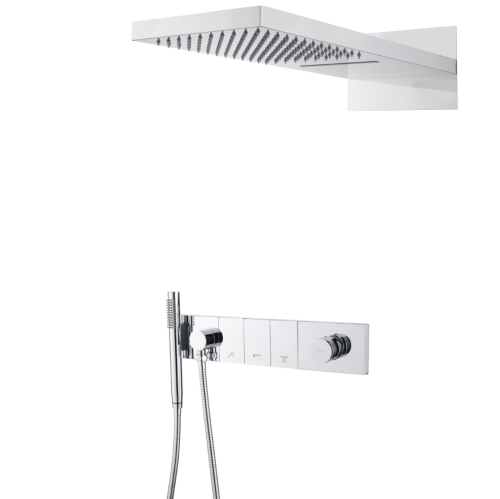 Душевая система Boheme Zodiac 132-CR встраиваемая в стену цвет хром