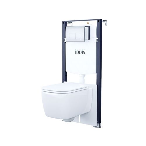 Комплект унитаз с инсталляцией и клавишей смыва IDDIS Basic BASBR01i73