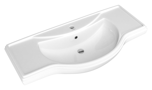 Раковина мебельная керамическая Kirovit Классик 120 4640021060957 120х50 накладная цвет белый