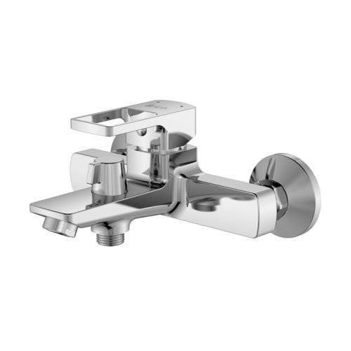 Смеситель для ванны и душа IDDIS Bild BILSB00i02WA настенный хром