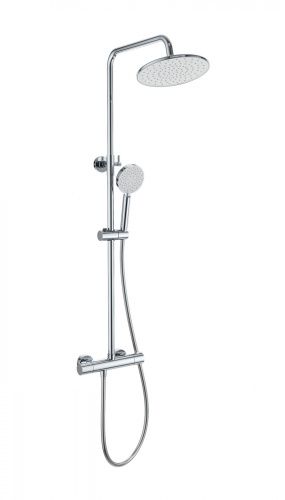 Душевая стойка Wonzon & Woghand Inn WW-B3047-A1-CR настенная цвет хром с термостатом